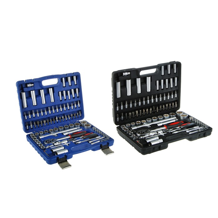 Набор инструмента AUTOVIRAZH, 1/2", 1/4", CrV, 94 предмета