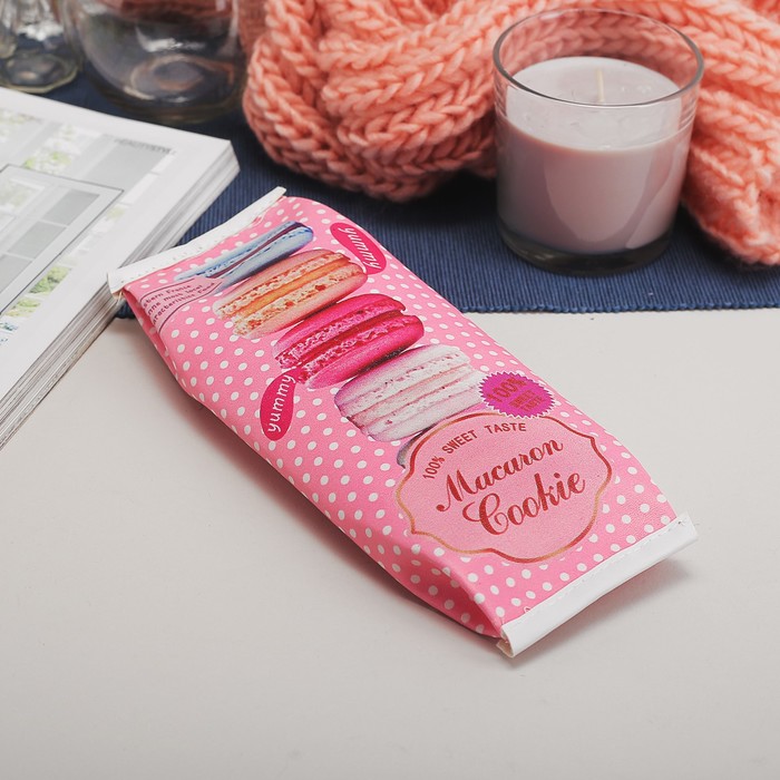 Косметичка-футляр на молнии, 1 отдел, цвет розовый