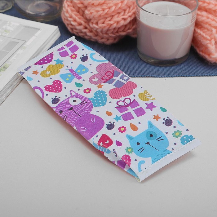 Косметичка-футляр на молнии, 1 отдел, цвет белый