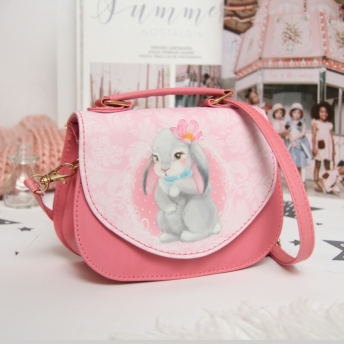 Сумочка детская "Зайка", 16 х 12 х 6,5 см