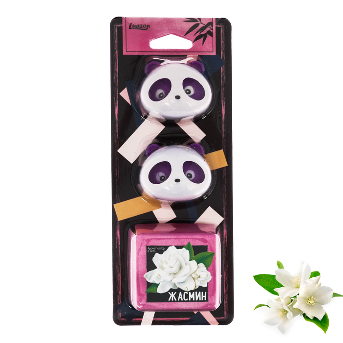 Ароматизатор на дефлектор Панда "Жасмин"