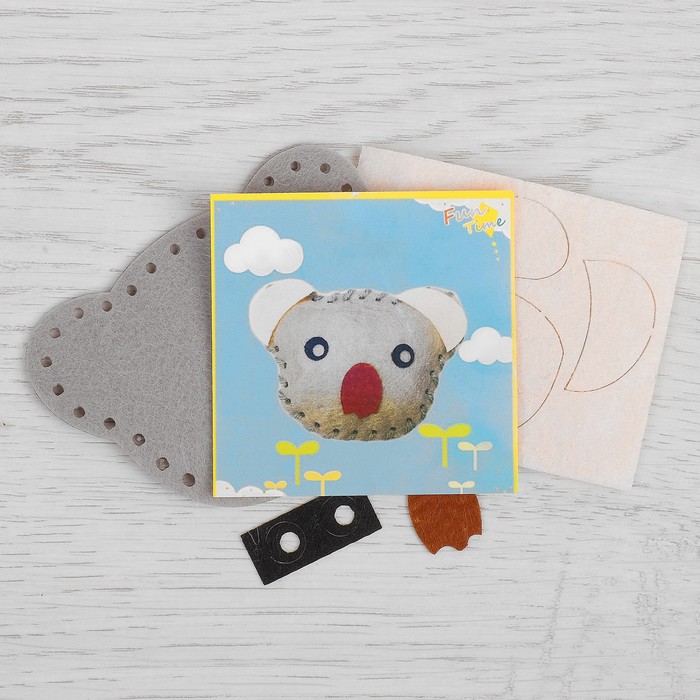 Набор для создания игрушки из фетра "Коала" + игла