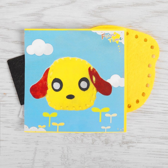 Набор для создания игрушки из фетра "Щенок"