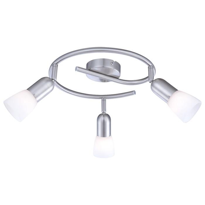 Спот CATHY 3x40Вт E14 матовый никель 28x28x19,5см