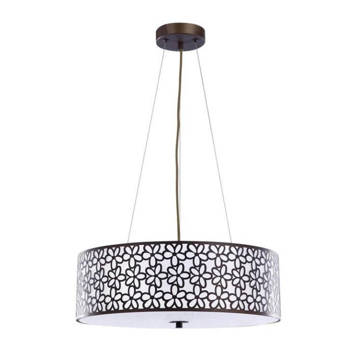 Люстра подвесная RENATА 5x40W E14 венге 44,5x44,5x140см