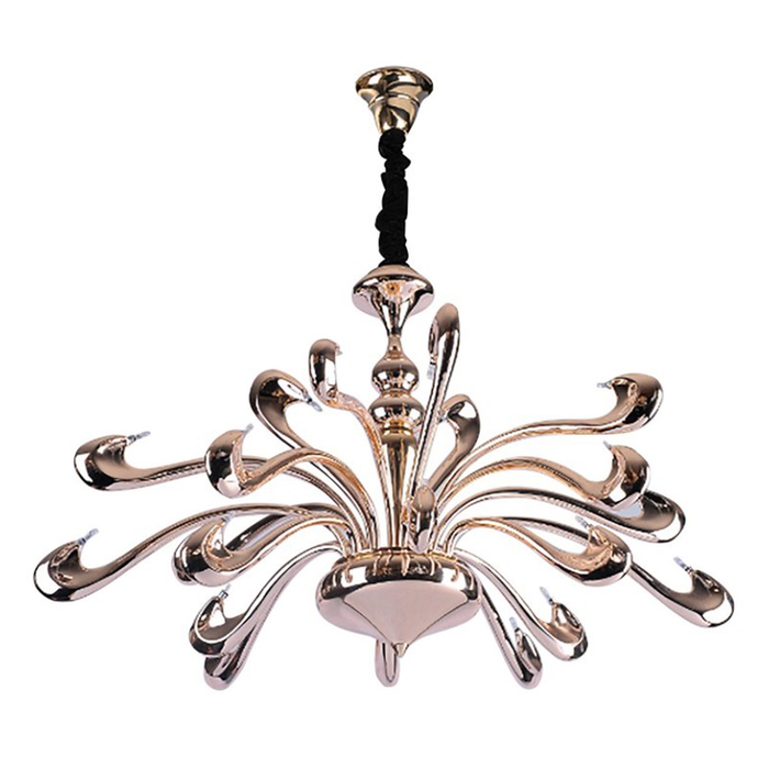 Люстра подвесная CALLISTA 21x20W G4 золото 100x100x55см