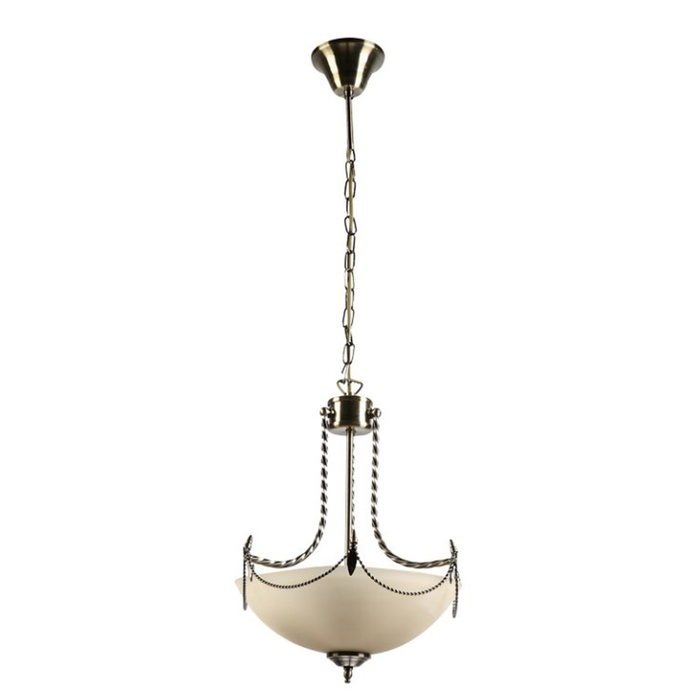 Светильник ROMOLO 3x60Вт E27 бронза бежевый 35x35x54см