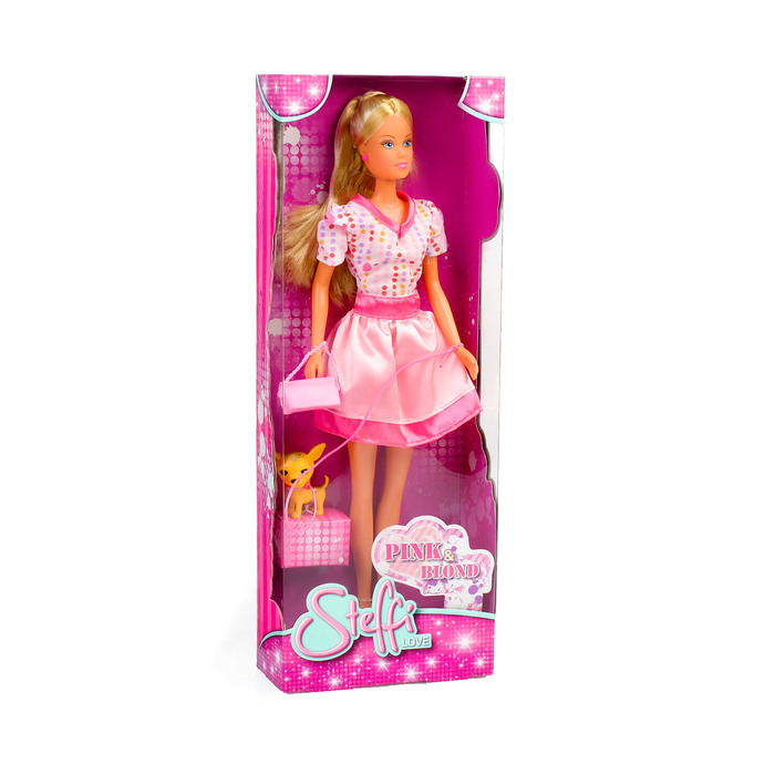 Кукла "Штеффи" с собачкой и сумкой