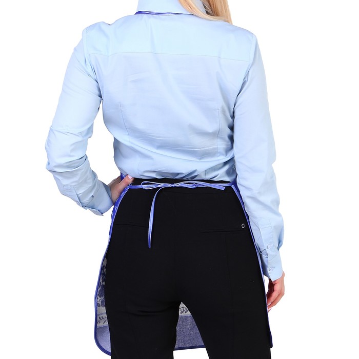 Фартук «Гжель», сувенирный, без кармана