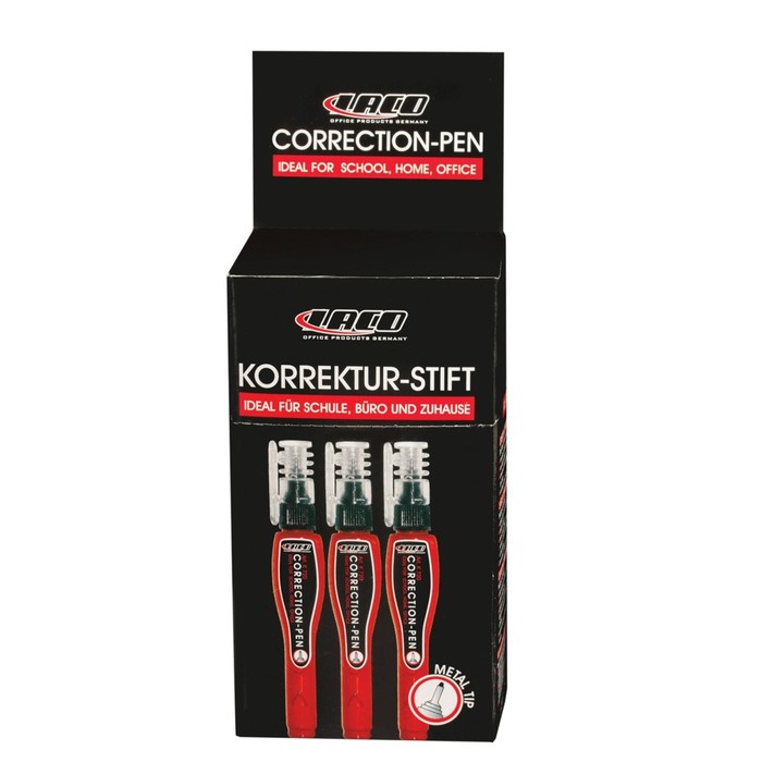 Ручка-корректор LACO 9мл, металл наконечник 225265