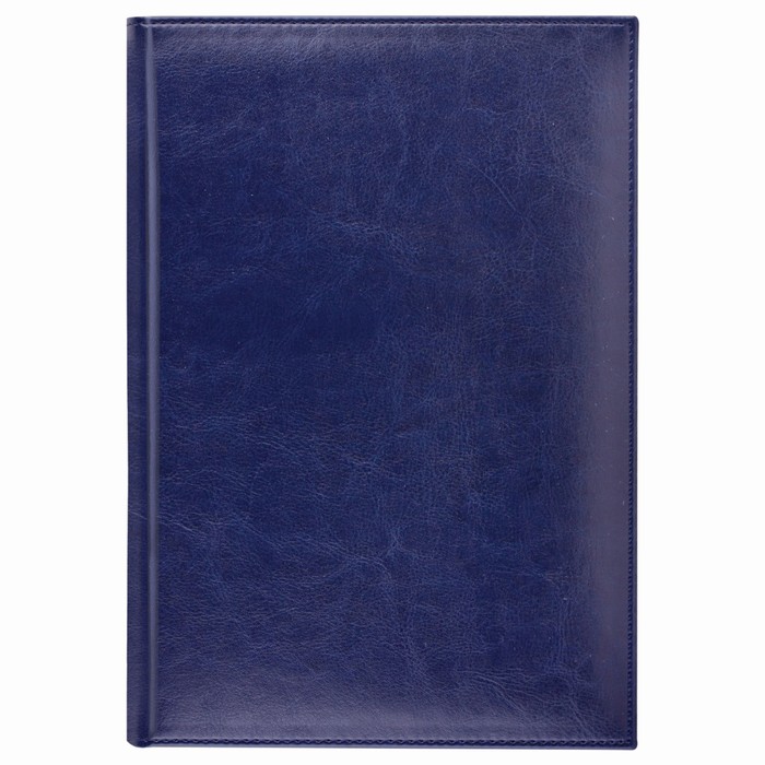 Ежедневник недатированный А4, 160 листов BRAUBERG Imperial, под гладкую кожу, тёмно-синий