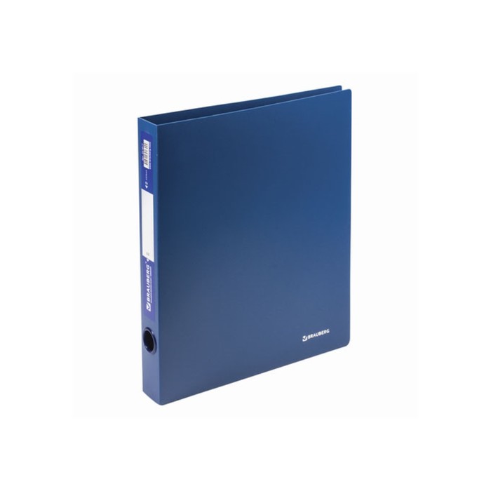 Папка на 2 кольцах А4 BRAUBERG Стандарт 40мм, синяя 221617
