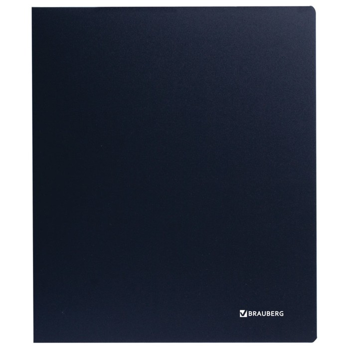 Папка на 2 кольцах А4 BRAUBERG Стандарт 40мм, черная 221618