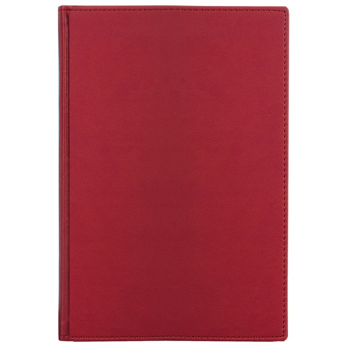 Ежедневник недатированный А5, 160 листов BRAUBERG London, под гладкую кожу, бордовый