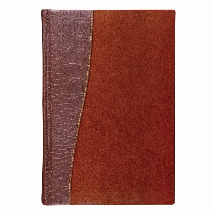 Ежедневник недатированный А5, 160 листов BRAUBERG Cayman, под комбинированную кожу