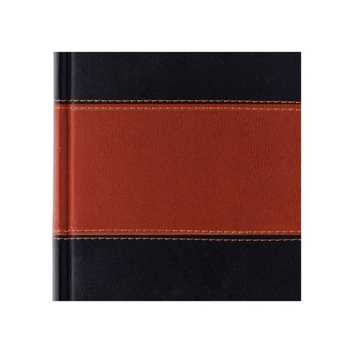 Ежедневник недатированный А5, 160 листов BRAUBERG Simply, под комбинированную кожу, чёрный