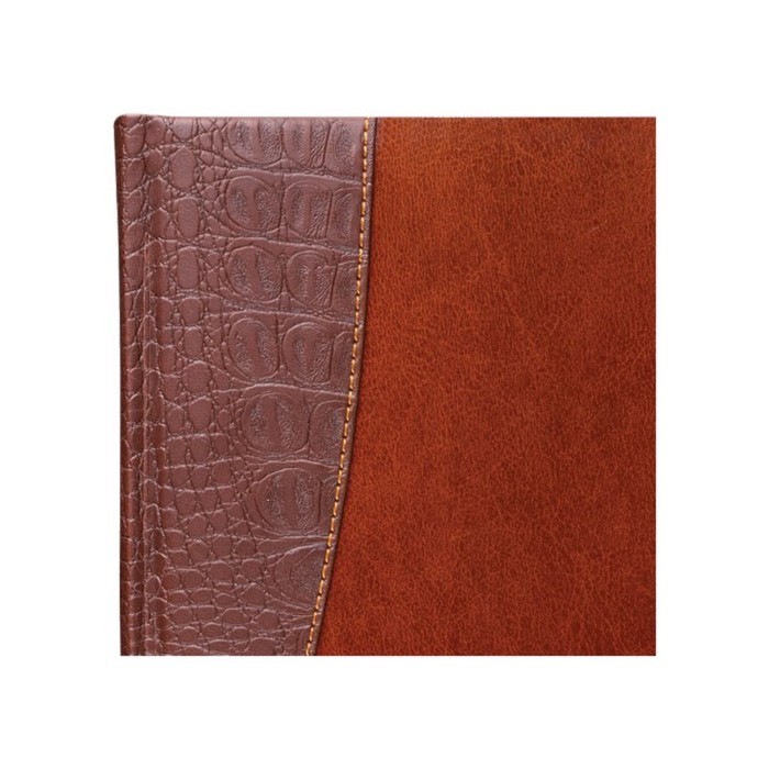 Ежедневник недатированный А6, 160 листов BRAUBERG Cayman, под комбинированную кожу