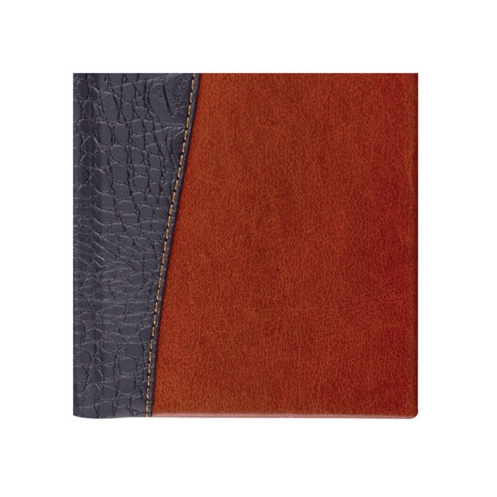 Ежедневник недатированный А6, 160 листов BRAUBERG Cayman, под комбинированную кожу, чёрный