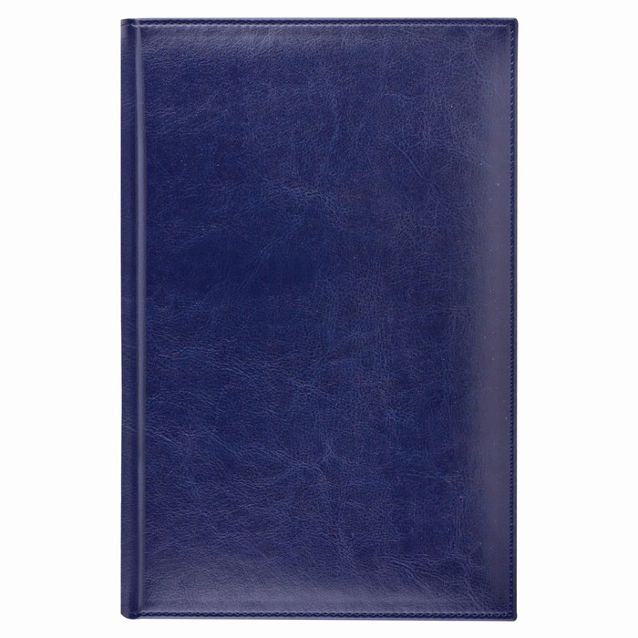Ежедневник недатированный А6, 160 листов BRAUBERG Imperial, под гладкую кожу, тёмно-синий
