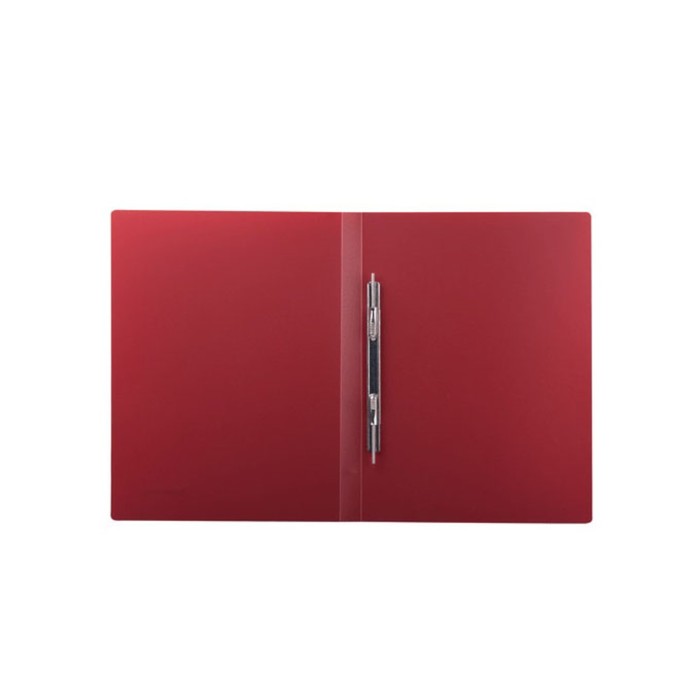 Папка с пруж скоросшивателем BRAUBERG Стандарт 0,6мм, красный 221632