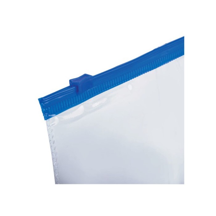 Папка-конверт на молнии BRAUBERG А5, прозрач 221227