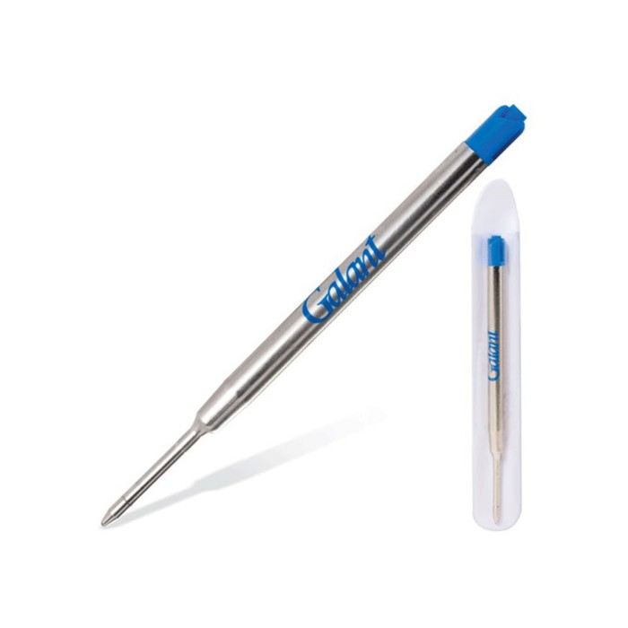 Стержень шариковый GALANT PRK001, синий, 0,7мм, металлический корп., +чехол 170102