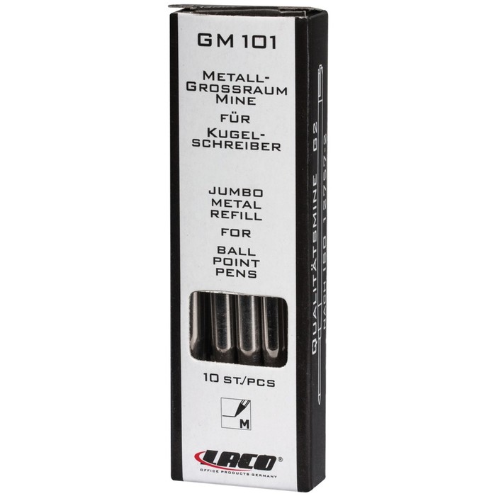 Стержень шариковый LACO GM 101, черный, 1мм 170245