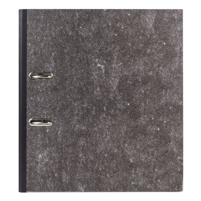 Папка-регистратор BRAUBERG, с мраморным покрытием, 50мм, черный корешок 220982