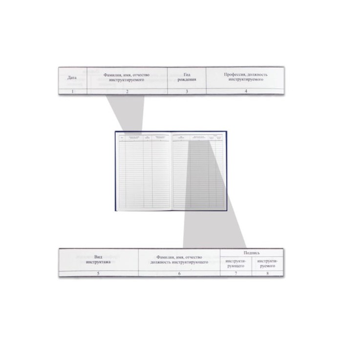 Журнал регистрации инструктажа по пожарной безопасности А4, 96 листов BRAUBERG