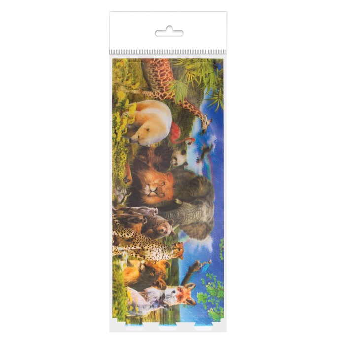 Стакан д/ручек BRAUBERG Дикие животные, 3D эффект 236441