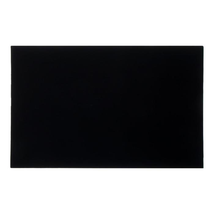 Покрытие настольное 38 × 59 см, Calligrata, с прозрачным карманом, чёрное