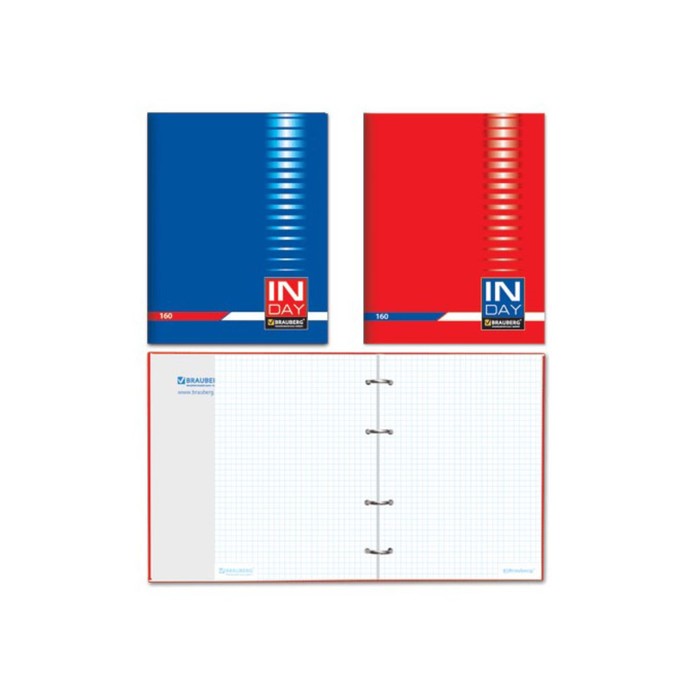 тетрадь на кольцах А5 160л кл BRAUBERG Индей, обл лам.карт, микс 400955