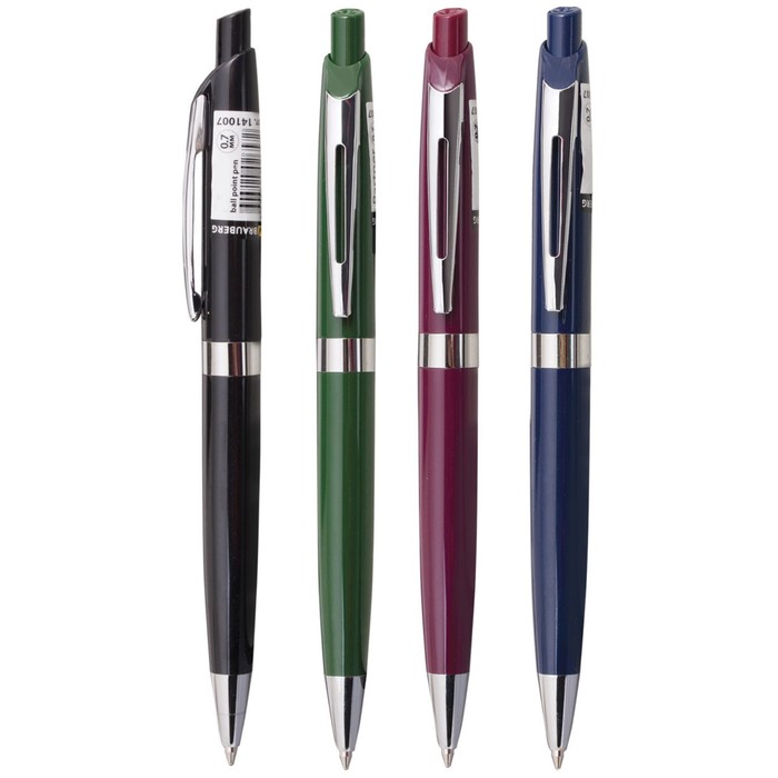 Ручка шариковая автомат BRAUBERG "Diplomat", 0,7мм, синие чернила 141007