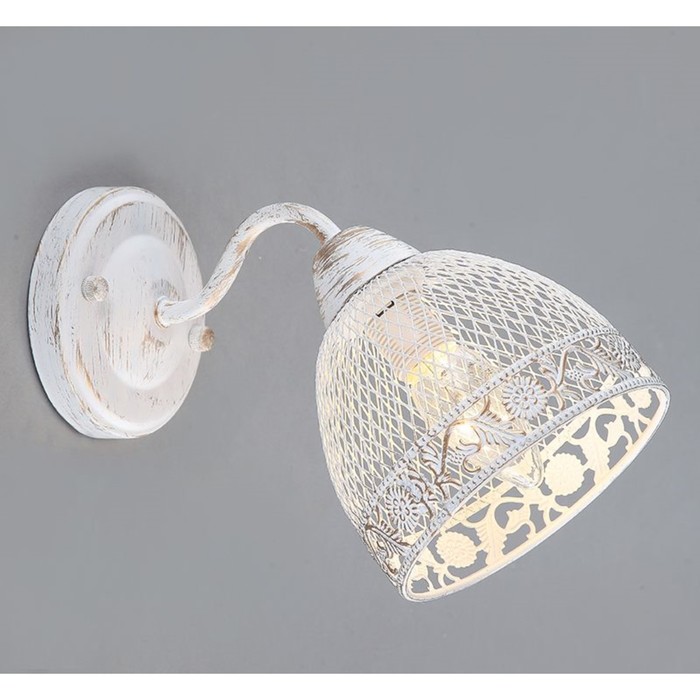 Бра "Астрид" 1x60w E14 хром 26x13x17см