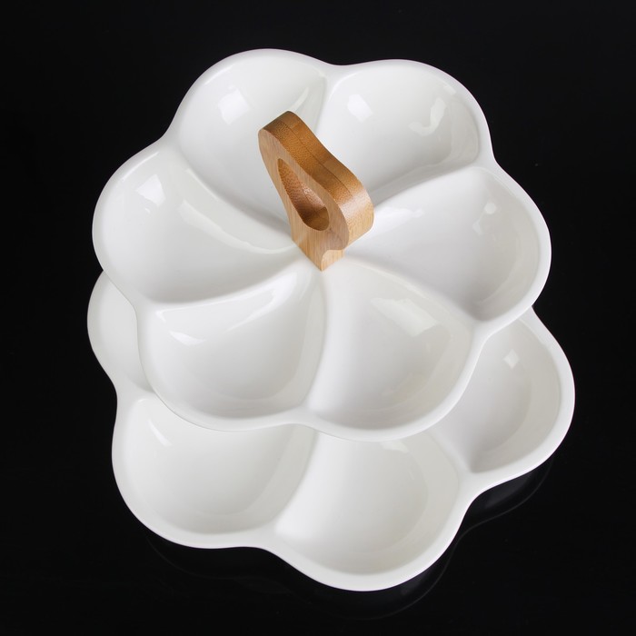 Менажница "Эстет.Цветок", 2 яруса