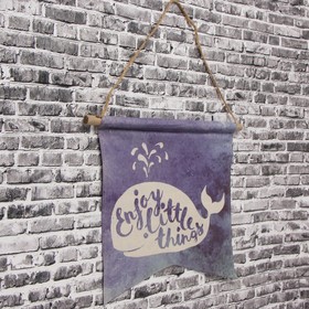 

Панно подвесное Enjoy little things, 34х30 см