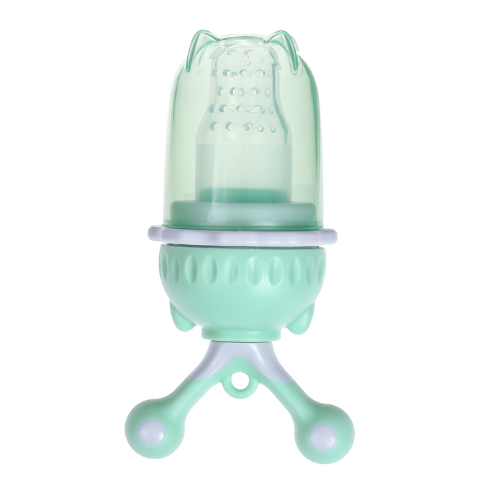 Изделие для прикорма с силиконовой сеточкой, вращающийся поршень, цвет зелёный