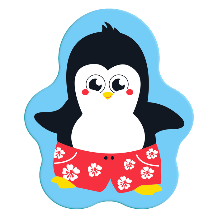 Мини-коврик для ванны на присосках «Пингвинчик»