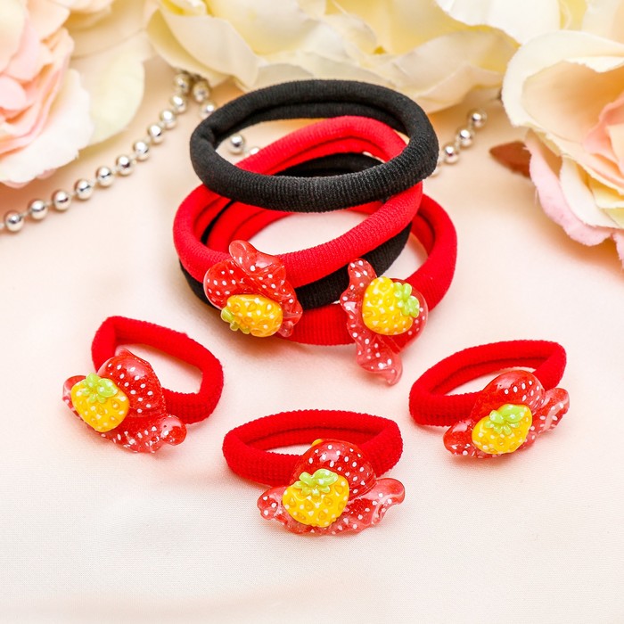 Резинка для волос "Baby" набор 7 шт шляпка