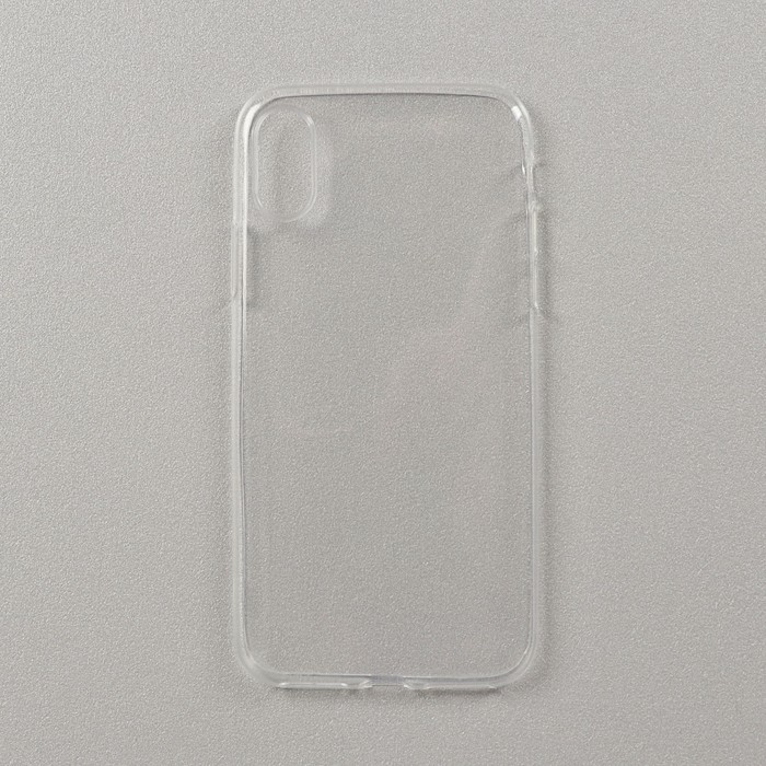 Чехол LuazON, силиконовый для iPhone X, противоударный, прозрачный