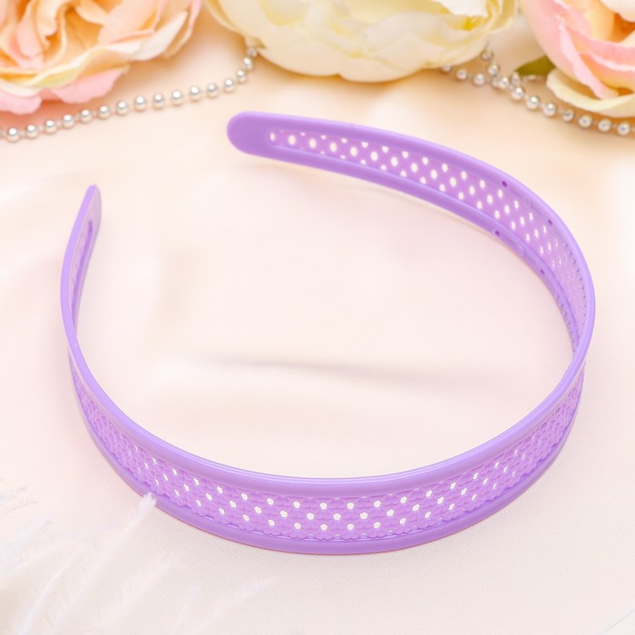 Ободок для волос "Витра" 2,3 см сетка, микс