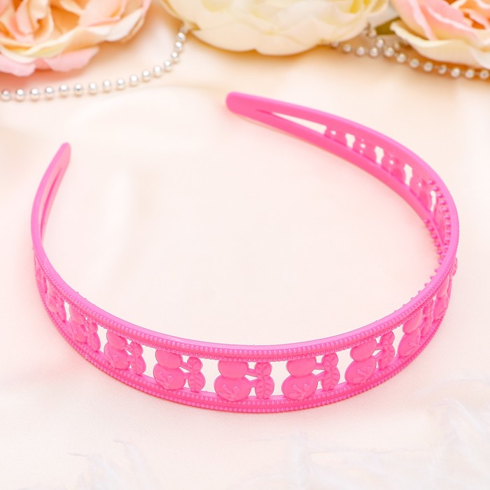 Ободок для волос "Ягодка" 2,3 см вишенки, микс