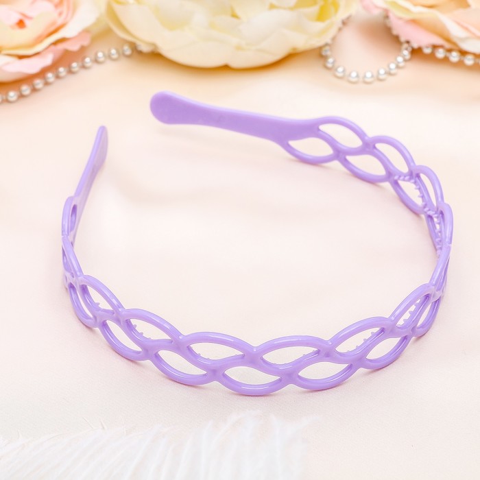 Ободок для волос "Витра" 1,8 см волны, микс