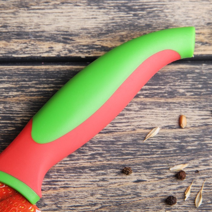 Нож с антиналипающим покрытием 20 см "Клубника"