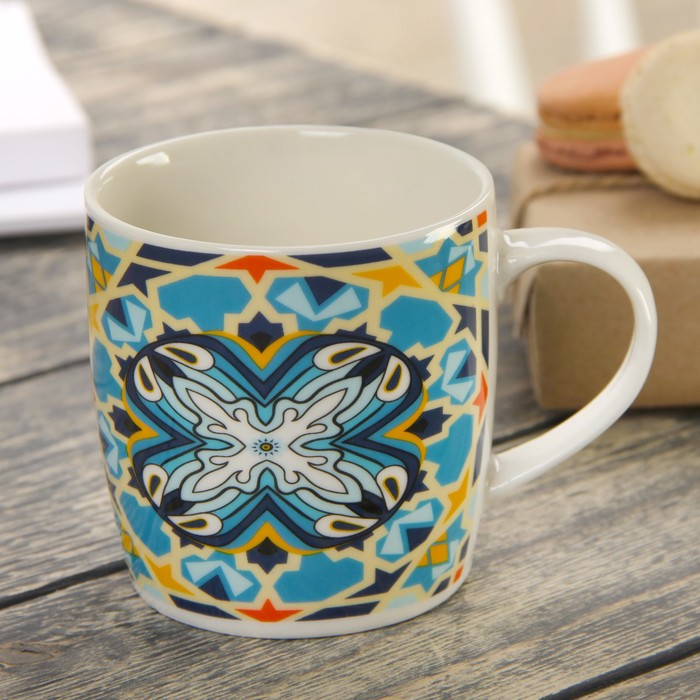 Кружка 350 мл "Бохо", рисунок МИКС