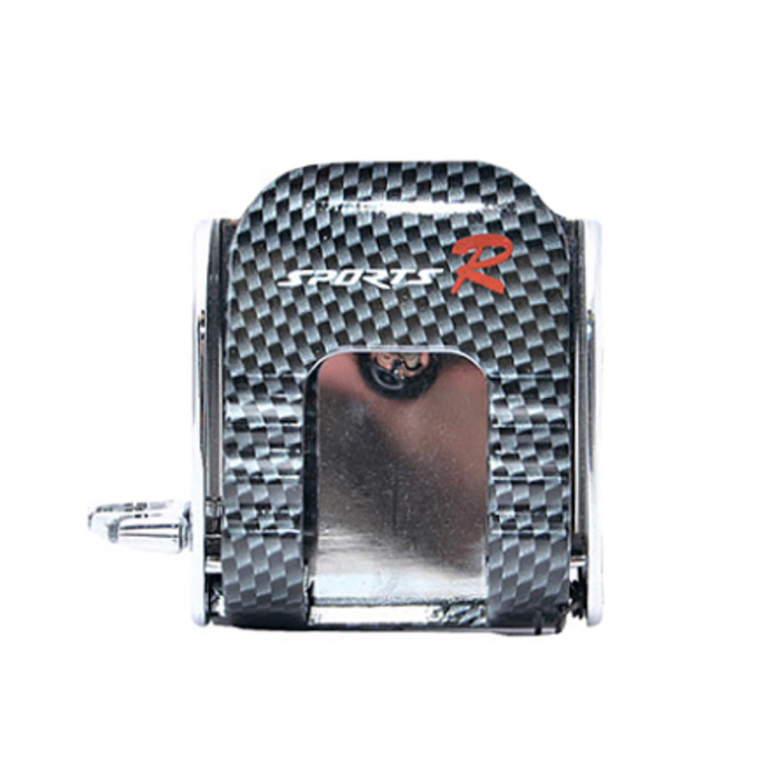 Держатель телефона АВТОСТОП, AB-38457 CARBON SPORTS, с прижимом
