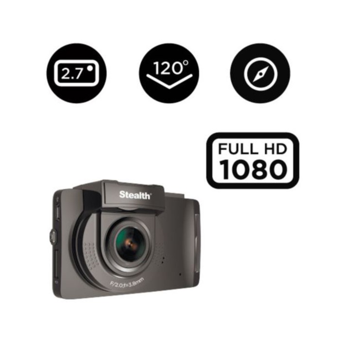 Видеорегистратор Stealth DVR ST 270, 2.7", обзор 120°, 1920x1080
