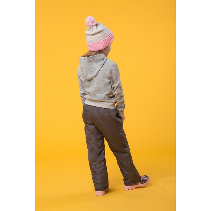 Брюки для мальчика, рост 110 см, цвет серый