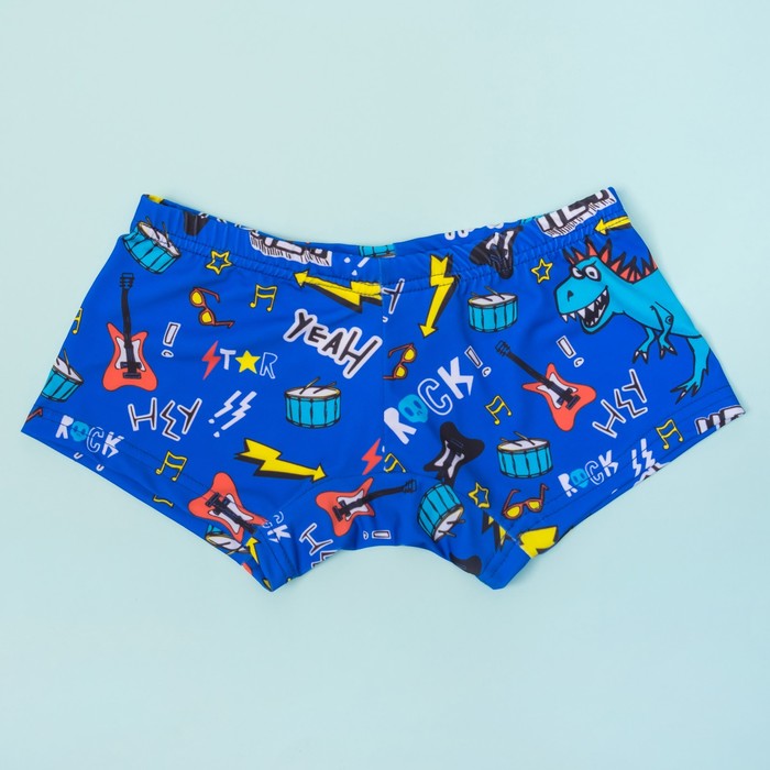 Трусы купальные детские  KAFTAN "Динозавр" рост 110-116 (32) см, 5-6 лет, 100% ПЭ