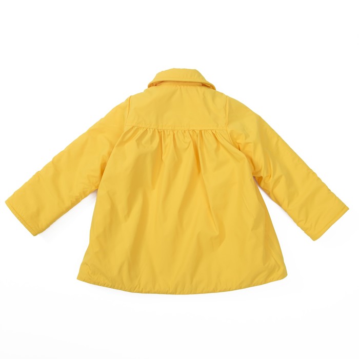 Плащ для девочки, рост 86 см, цвет жёлтый